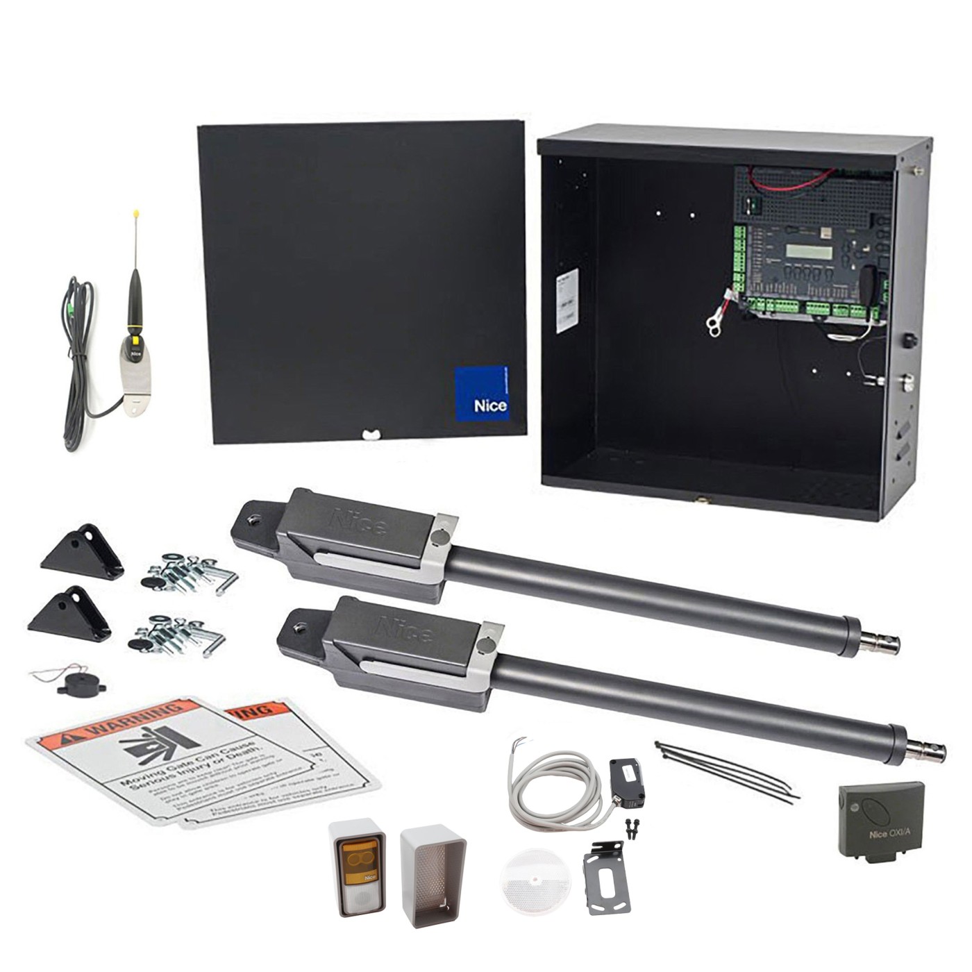 Nice Apollo TITAN12L1 Dual Swing Gate Opener With 1050 Control Board