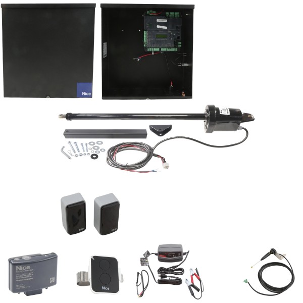 Nice Apollo Swing Gate Opener with 1050 Control Board - No Battery Included