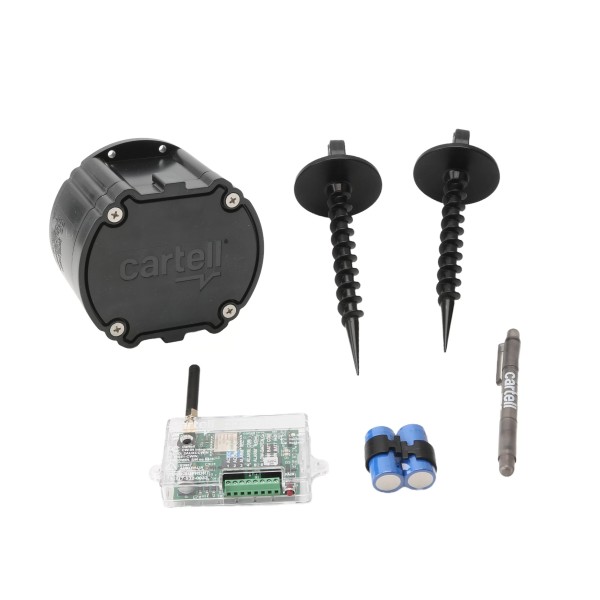 Cartell CW-SYS Wireless Vehicle Exit Sensor System Detector Free-Exit System - Wireless Gate Exit Wand