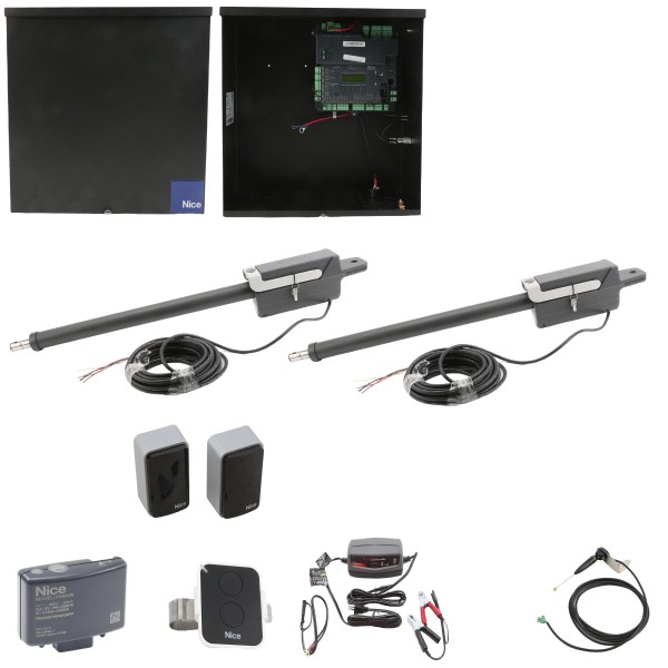 Nice Apollo Titan Dual Swing Gate Opener with 1050 Control Board - No Battery Included