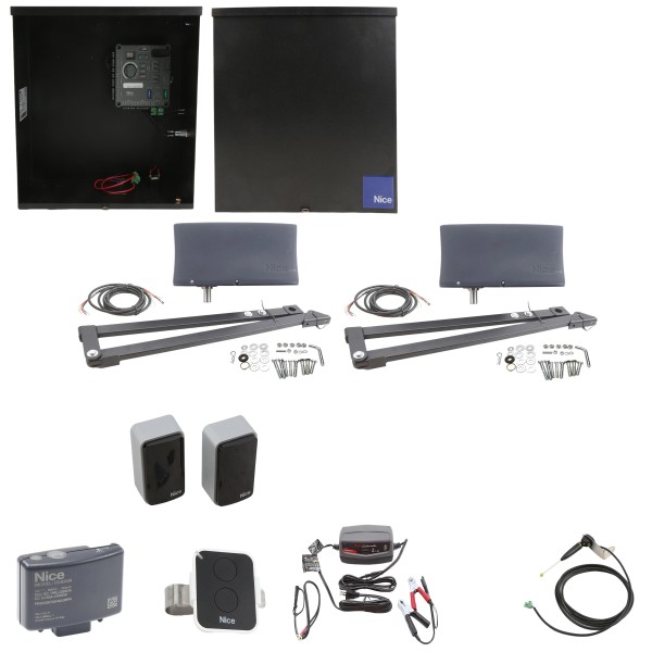 Nice Apollo Vanguard 3501 Dual Swing Gate Opener with 310 Control Board - No Battery Included