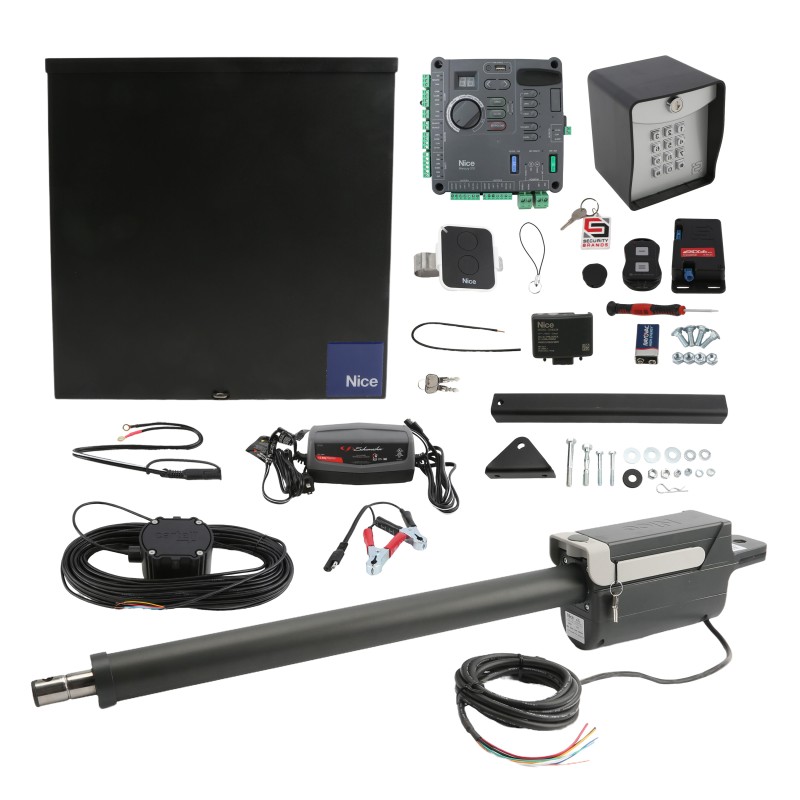 Nice Apollo 912L AC Swing Gate Opener Full Package w/ Mercury 310