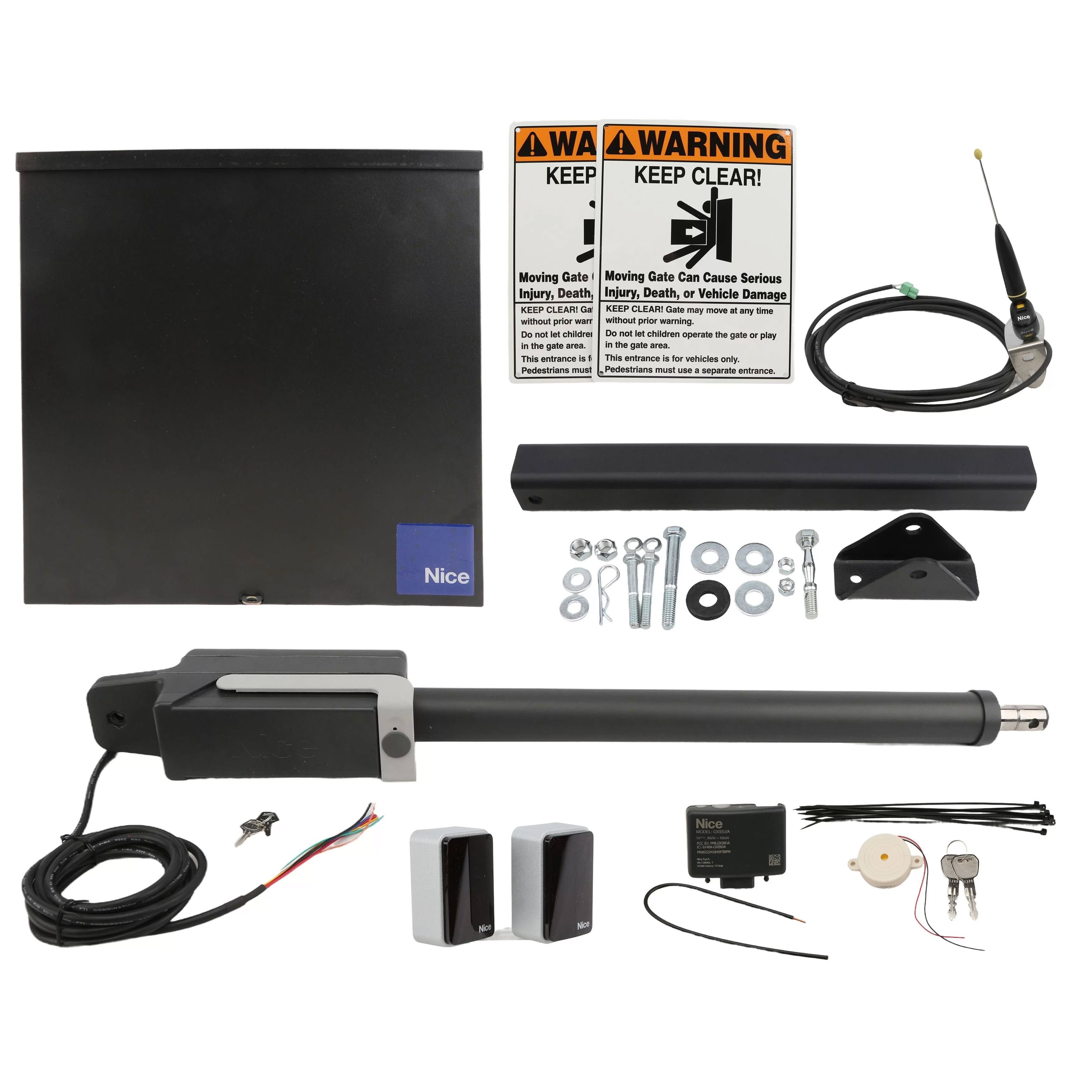 Nice Apollo TITAN 12L1 Swing Gate Opener w/ 1050 Control Board 