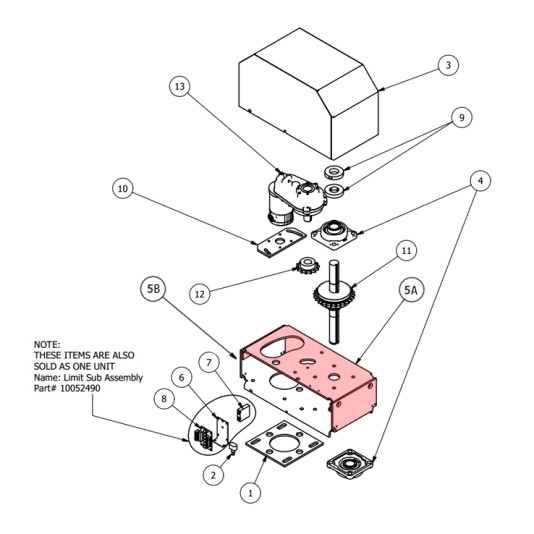 Nice Apollo 10041715 Top Chassis for 3500