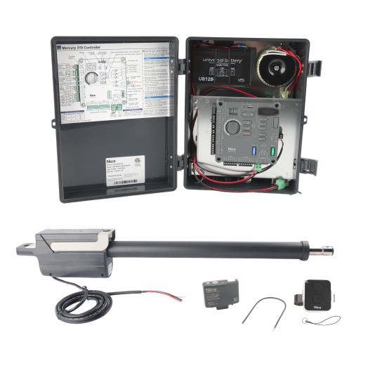 Nice Apollo Titan Arm AC Bundle w/ Mercury 310 Controller Swing Gate Opener Kit - O-T310-AC-BL (Operators)