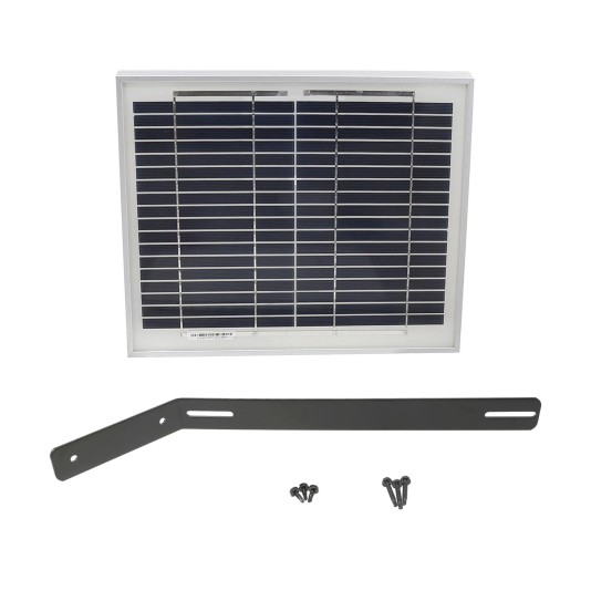 Nice Apollo SP10W24V Gate Opener Solar Panel (10 watts) for Gate Openers includes Mounting Bracket - 24VDC 