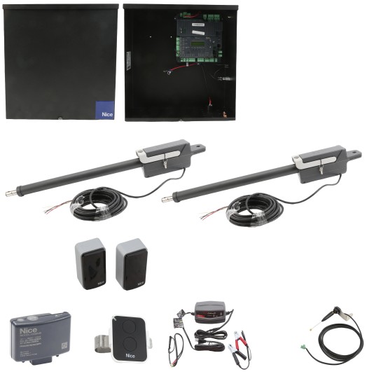 Nice Apollo Titan Dual Swing Gate Opener with 1050 Control Board - No Battery Included