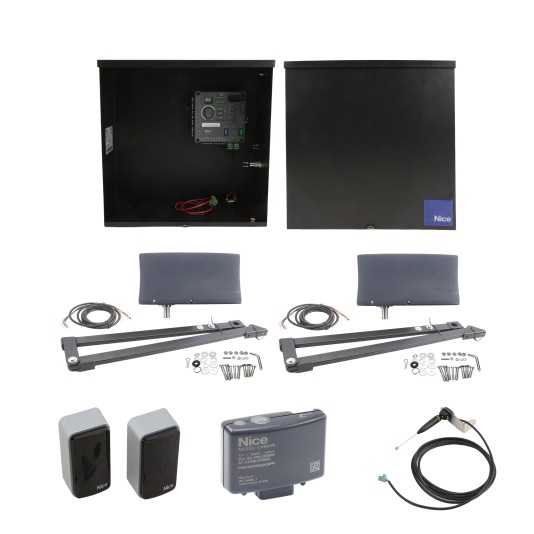Nice Apollo Vanguard Customizable Dual Swing Gate Opener Package with 310 Board