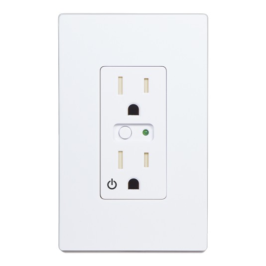 2GIG Z-Wave Single Wall Outlet - WO15EMZ5-1