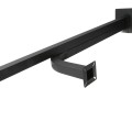 Nice Apollo 229CM Dual Height Gooseneck Pedestal 42" & 72" Tall Pad Mount Commercial Black