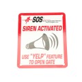 SOS12 Siren Operated Sensor Emergency Access Vehicle Detector - Siren Operated Gate Open Sensor for Emergency Services Easy Access