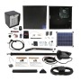 Nice Apollo 1550 ETL-1K Swing Gate Opener Solar Package With 1050 Control Board, 20 Watt Solar Panel, and Entry/Exit Controls