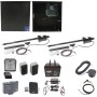 Nice Apollo 1501 Dual  Arm Swing Gate Opener Complete Package with 1050 Control Board and 75 Ah Battery 