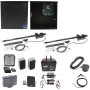 Nice Apollo 1501 Dual  Arm Swing Gate Opener Complete Package with 1050 Control Board and 75 Ah Battery 