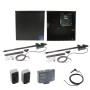 Nice Apollo Customizable Dual Swing Gate Opener Solar Package with 1050 Board