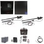Nice Apollo Dual Swing Gate Opener with 310 Control Board - 35 Ah Battery Included