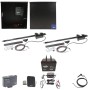 Nice Apollo Dual Swing Gate Opener with 310 Control Board - 75 Ah Battery Included