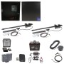 Nice Apollo 816 Dual Linear Actuator Swing Gate Opener Complete Package with 310 Control Board and 35 Ah Battery