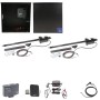 Nice Apollo Vanguard Heavy-Duty Dual Swing Gate Opener with 310 Control Board - No Battery Included