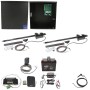 Nice Apollo Dual Swing Gate Opener with 636 Control Board - 35 Ah Battery Included