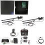 Nice Apollo Dual Swing Gate Opener with 636 Control Board - 35 Ah Battery Included