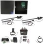 Nice Apollo Dual Swing Gate Opener with 636 Control Board - 75 Ah Battery Included