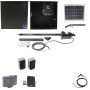 Nice Apollo 1551 Single Arm Swing Gate Opener Package with 1050 Control Board and 10W Solar Panel