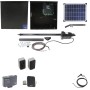 Nice Apollo 1551 Single Arm Swing Gate Opener Package with 1050 Control Board and 20W Solar Panel