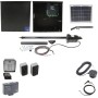 Nice Apollo 1551 Single Arm Swing Gate Opener Complete Package with 1050 Control Board and 10W Solar Panel