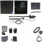 Nice Apollo 1551 Single Arm Swing Gate Opener Complete Package with 1050 Control Board and 10W Solar Panel