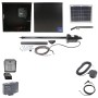 Nice Apollo 816 Linear Actuator Swing Gate Opener Complete Package with 310 Control Board and 10W Solar Panel 