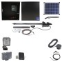 Nice Apollo 816 Linear Actuator Swing Gate Opener Complete Package with 310 Control Board and 20W Solar Panel 
