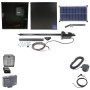 Nice Apollo 816 Linear Actuator Swing Gate Opener Complete Package with 310 Control Board and 30W Solar Panel 