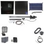 Nice Apollo 816 Linear Actuator Swing Gate Opener Complete Package with 310 Control Board and 30W Solar Panel 