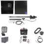 Nice Apollo 816 Linear Actuator Swing Gate Opener Complete Package with 310 Control Board and 35 Ah Battery
