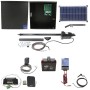 Nice Apollo Apollo 1500 Single Arm Swing Gate Opener Package with 636 Control Board, 30W Solar Panel, and 35 Ah Battery