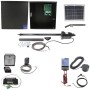 Nice Apollo 1500 Single Arm Swing Gate Opener Complete Package with 636 Control Board and 10W Solar Panel