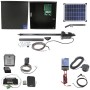 Nice Apollo 1500 Single Arm Swing Gate Opener Complete Package with 636 Control Board and 20W Solar Panel