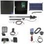 Nice Apollo 1500 Single Arm Swing Gate Opener Complete Package with 636 Control Board and 30W Solar Panel