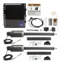 Nice Apollo TITAN12L1 AC Dual Swing Gate Opener Kit With 1050 Control Board and Battery Backup