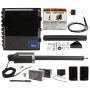 Nice Apollo TITAN 912L1 AC Single Swing Gate Opener Kit w/ 1050 Control Board & Battery Backup