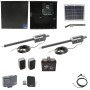 Nice Apollo Titan 12L1 Dual Swing Gate Opener Complete Package with 1050 Control Board, 10W Solar Panel, and 35 Ah Battery