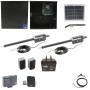 Nice Apollo Titan 12L1 Dual Swing Gate Opener Package with 1050 Control Board, 10W Solar Panel, and 75 Ah Battery