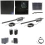 Nice Apollo Titan 12L1 Dual Swing Gate Opener Package with 1050 Control Board and 10W Solar Panel