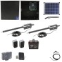 Nice Apollo Titan 12L1 Dual Swing Gate Opener Complete Package with 1050 Control Board, 20W Solar Panel, and 35 Ah Battery