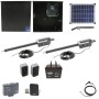 Nice Apollo Titan 12L1 Dual Swing Gate Opener Package with 1050 Control Board, 20W Solar Panel, and 75 Ah Battery