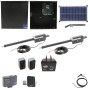 Nice Apollo Titan 12L1 Dual Swing Gate Opener Package with 1050 Control Board, 30W Solar Panel, and 75 Ah Battery