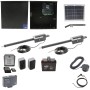 Nice Apollo Titan 12L1 Dual  Swing Gate Opener Complete Package with 1050 Control Board, 10W Solar Panel, and 35 Ah Battery
