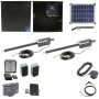 Nice Apollo Titan 12L1 Dual Swing Gate Opener Complete Package with 1050 Control Board and 20W Solar Panel
