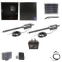Nice Apollo Titan 912L1 Dual Actuator Swing Gate Opener Package with 310 Control Board, 10W Solar Panel, and 75 Ah Battery
